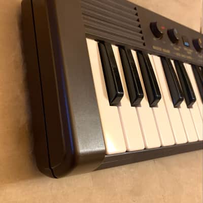 Yamaha PortaSound PS-2 1980s Chocolate Brown MINT with original hardcase mini piano keyboard image 3