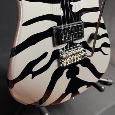 Charvel Super-Stock San Dimas Style 1 H 2PT M Electric Guitar Silver Bengal w/ Gig Bag image 6