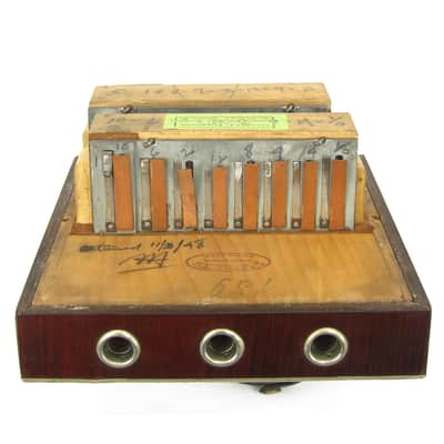 Foerster 96 Key Chemnitzer Concertina Button Accordion, Original Case image 16