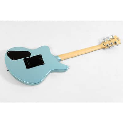 D'Angelico Premier Series Bedford SH Limited-Edition Electric Guitar with Tremolo Regular Ice Blue Metallic image 2