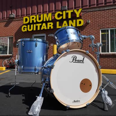 Pearl Masters Maple Complete MCT Series Chrome Contrail Lqr. 3pc Maple Shell Pack | (12, 16, 20") image 1