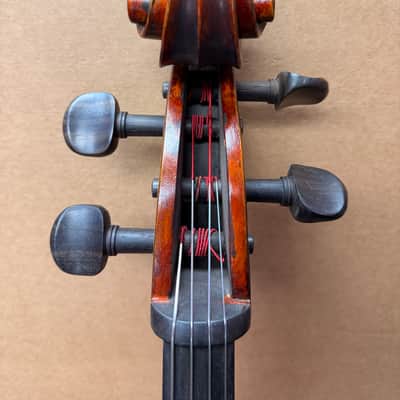 Gunter von Aue 4/4 Cello – German Made – Full Size – w/ Leather Case – Crack Repair Needed / Plays image 4