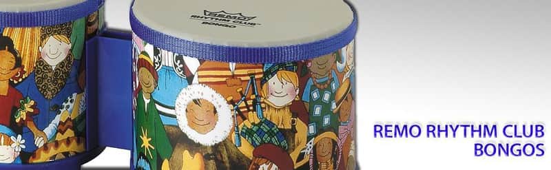 Rhythm Club , Bongos, 5“/6” Diameters, Rhythm Kids Graphics image 1