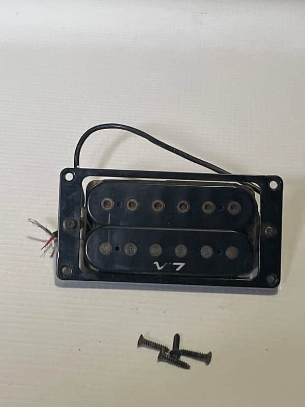 1990's Japan Ibanez S Series V7 Black Neck Humbucker Guitar Pickup w/ Ring 9.45k image 1