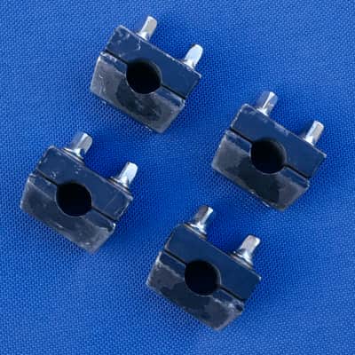 4 x DW Floor Tom Tom Bracket Memory Lock 1990-1997 - Black image 2