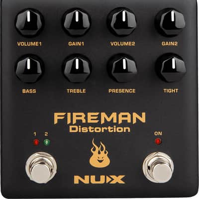 Fireman Distortion Pedal by NUX | Fully Analog | NDS-5 image 1