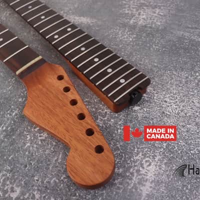 Mahogany Spoke Wheel Carbon Fiber Rods Neck Stainless Steel Jescar Frets Brand New image 1