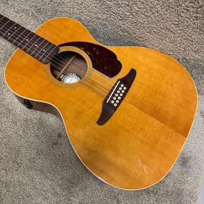 Fender Villager 12-String Acoustic Electric Guitar W Deluxe Bag B image 3