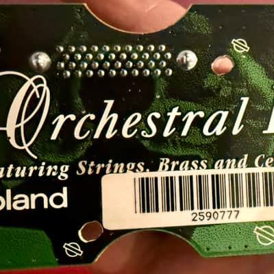 Roland Orchestral II 拡張ボード　SR-JV80-16 Roland Orchestral II Expansion Board SR-JV80-16 - Evolution Music
