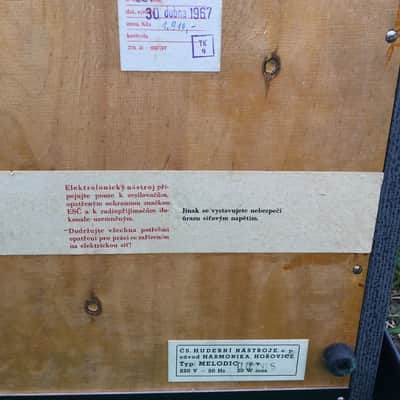 Delicia Melodic - Extra rare tube electric piano. year 1967 (no Rhodes, no Wurlitzer) image 3