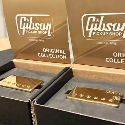 Gibson Custombucker Pickup Set (Gold, Matched) image 1