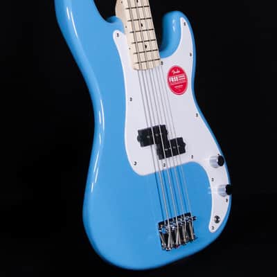 Squier Sonic Precision Bass, Maple FB, California Blue image 4