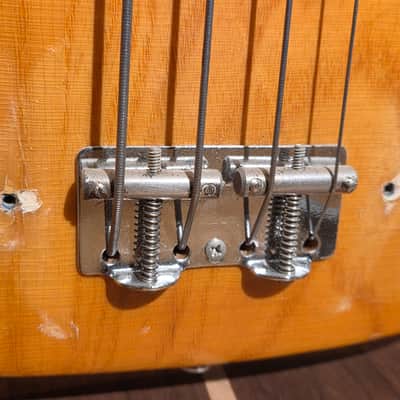 Vintage 1972 Fender Telecaster Bass Maple Fretboard Natural image 9