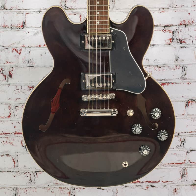 Epiphone - Jim James ES-335 - Electric Guitar - Walnut - Repaired Headstock - w/HSC - x0637 - USED image 1
