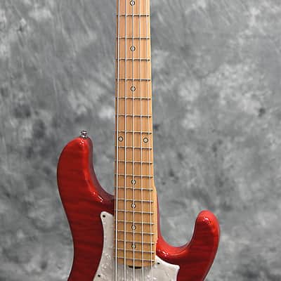 ESP 20th L'Anniversary Bardic See Thru Red image 8