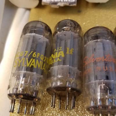 Sylvania etc. ONE (1) 6FQ7 tNOS AT1000 TESTED Balanced! PI Vacuum Tube USA 6CG7 no divider dual triode 1963-1978 image 1