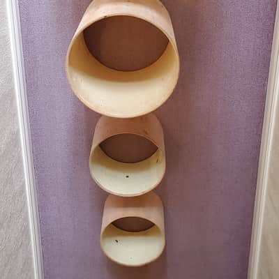 Vintage 1971 PEARL 3pc*President* Wood & Fiberglass Shells 22x14,13' & 12' Great Project image 2
