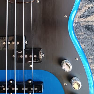 Fender American Ultra II Precision Bass with Ebony Fretboard 2024 - Present - Noble Blue image 6
