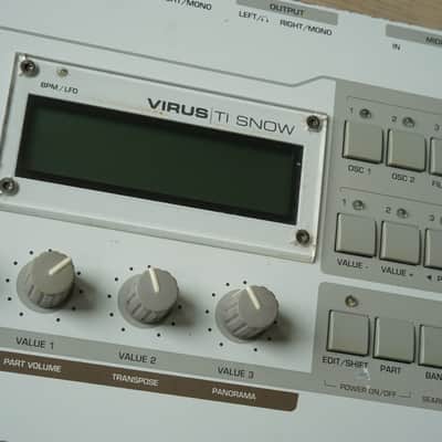 Access Virus TI Snow Desktop Digital Synthesizer 2008 - White image 2