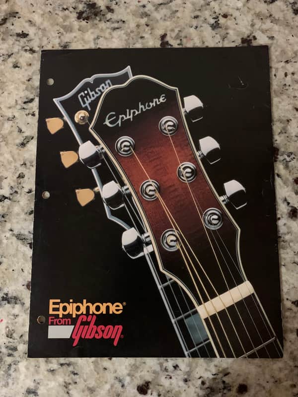 Epiphone Brochure Catalog  1982 Sheraton Casino image 1