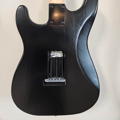 Custom Built ST Style Electric Guitar With Dean Vendetta Neck - Black image 7