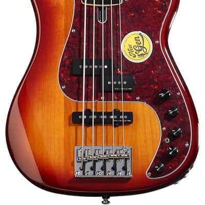 Sire Marcus Miller P7 New Gen 5-string Fretless Electric Bass Guitar - Tobacco Sunburst image 1