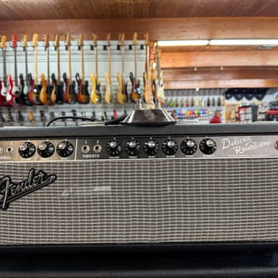 Fender '65 Deluxe Reverb-Amp 2-Channel 22-Watt Guitar Amp Head 2014 - 2016 - Black