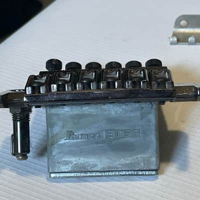1990's Japan Ibanez RGR470 RG Series Cosmo Black Original Edge Floyd Rose Tremolo Bridge image 7