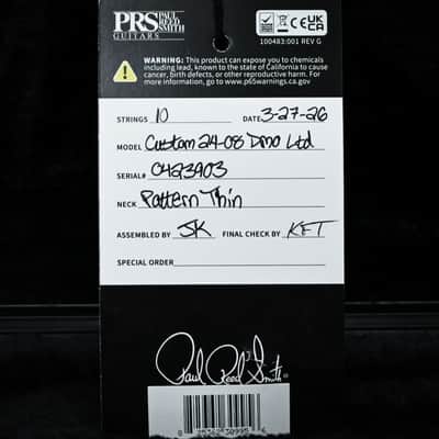 PRS Custom 24-08 w/ 10-Top, Flame Maple Neck, & DMO Pickups Electric Guitar- Custom Color 2026 (0423903) image 16