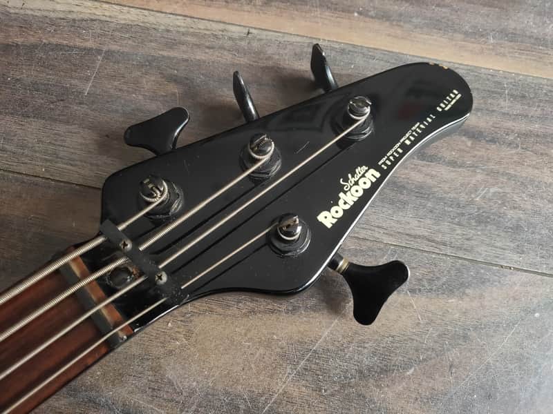 1989 Rockoon (by Kawai/Schaller) KRB-69A Active PJ Bass (Black