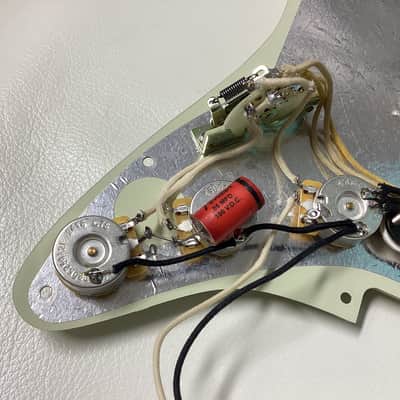 2011 Fender Custom Shop Red Hots Stratocaster Abigail Loaded Pickguard Pickups image 2