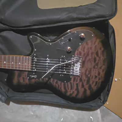 Godin SD-22 2010's - Gorgeous Purple Wavy Top image 1