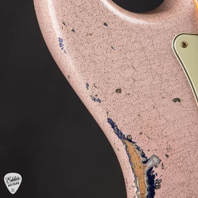 Fender Custom Shop Limited Edition Hotshot Stratocaster Heavy Relic - Aged Shell Pink Sparkle over Aged Purple Sparkle/Fender Custom Shop Event Instrument image 16