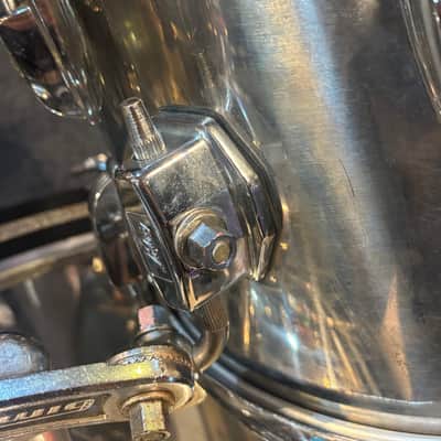 Ludwig Big Beat Late-70s 24" 4-piece Stainless Steel Drum Kit image 19