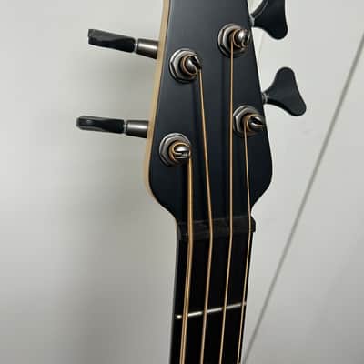 Ovation B778TXB-5-G Pro Series Elite TX Mid-Depth Acoustic 4-String Bass w/Electronics - Satin Black Textured image 5