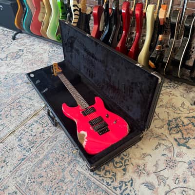 Friedman Cali Aged Guitar - Hot Pink (Medium/Heavy Aging) image 11