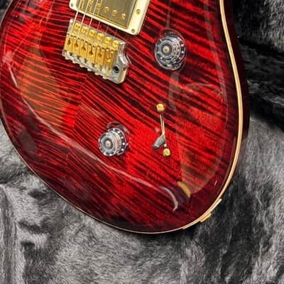 PRS Custom 24 10-Top 2023 Fire Smoke-burst image 4