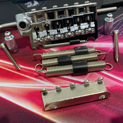 Ibanez T1502 Synchronize Tremolo bridge by Gotoh - Chrome | DHL Express Delivery Included | image 3