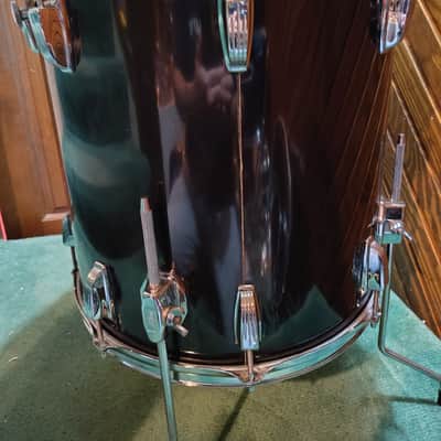 Ludwig 16x16 Floor Tom Maple 1970's - Black Wrap image 7