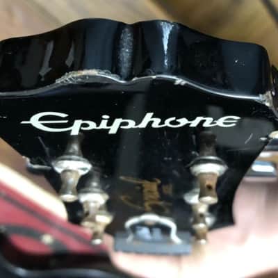 2013 Epiphone Les Paul Special II Electric Guitar Black Actual Loaded Neck image 6