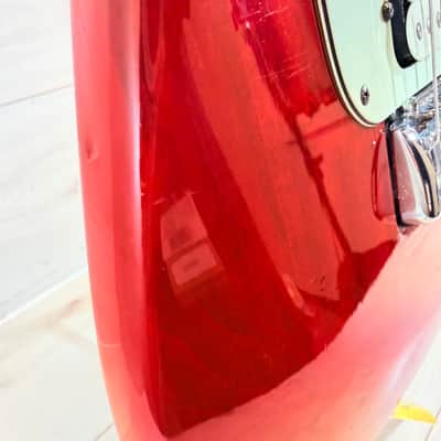 Alvarez Classic Custom HSS Electric Guitar – Red Strat-Style Workhorse Mid-1990s (circa 1995) image 6