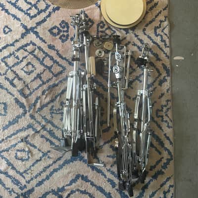 DW Go Anywhere 5pc Practice Pad Drum Set with Stands and cymbals. image 5
