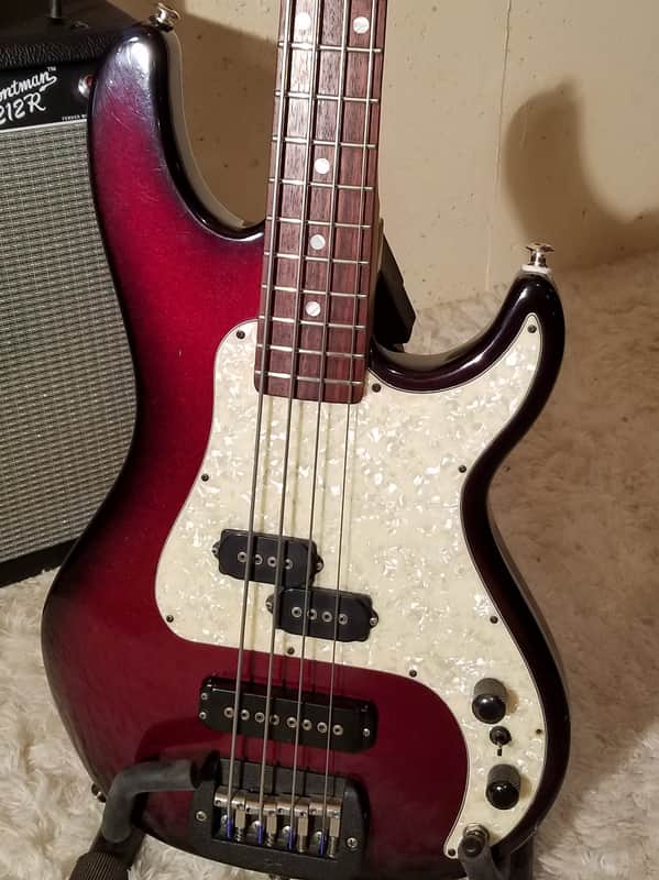 G&L SB-2 Bass 1993 Red image 1