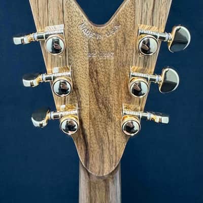 Dean - USA - Custom African Black Limba/KORINA Cadillac - Oil Finish - Seymour JB and Jazz Pickups - Gold Hardware - 12"-16" Compound Radius - Slim "D" Neck Profile - Brass Nut - Jeskar Gold Jumbo Frets - 22 Frets - OHSC - Call for Best Price !!! image 13