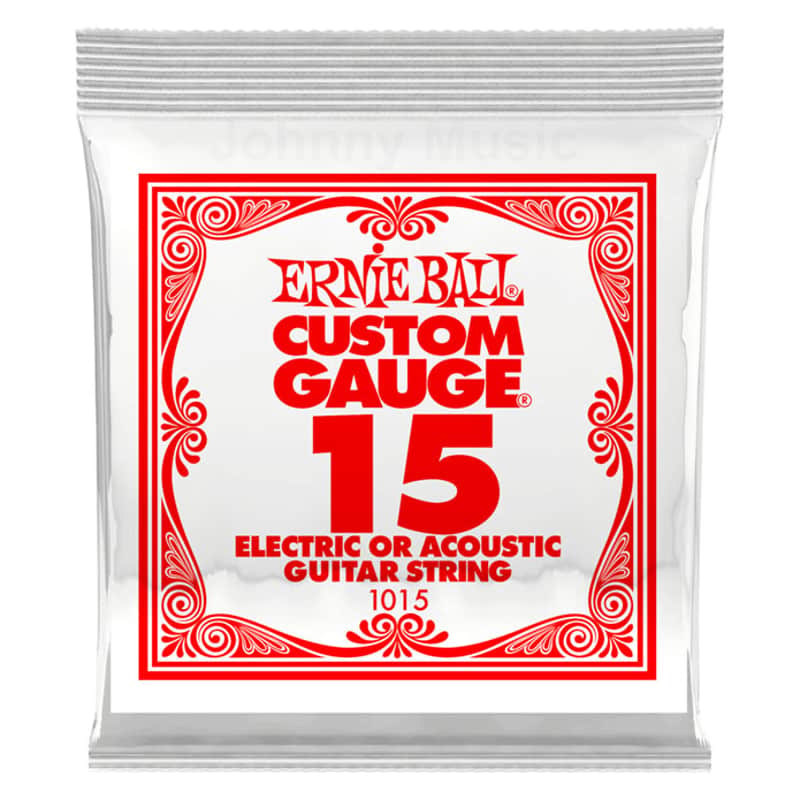 .015 Custom Gauge Plain Steel Single String Electric Or Acoustic Guitar Strings Specially Tempered image 1
