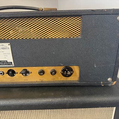 Marshall JTM50 "Black Flag" 1987 Lead 2-Channel 50-Watt Guitar Amp Head - 1967 - Black image 6