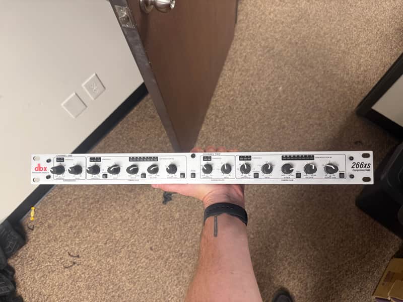 dbx 266xs Dual-Channel Compressor / Gate 2010s - Silver image 1