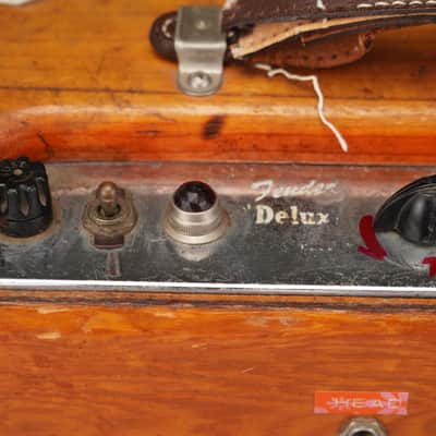 1954 Fender 5D3 Wide Panel Tweed Deluxe 1x12 Combo Amplifier #58997 image 15