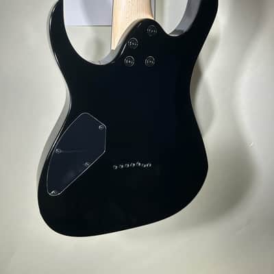 Ibanez Electric Guitar Transparent Black Burst Finish - GRG7221QA-TKS Gio image 5