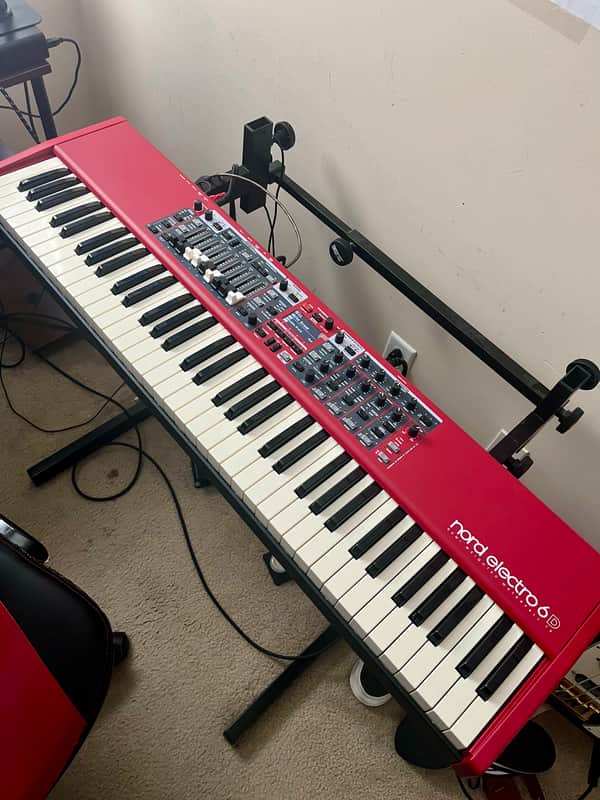 Nord Electro 6D SW73 Semi-Weighted 73-Key Digital Piano 2018 - 2022 - Red